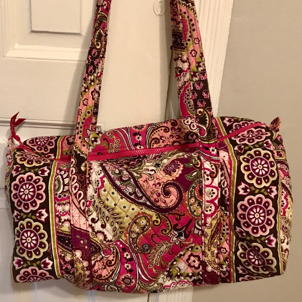 Vera Bradley Small Duffel - Very Berry Paisley